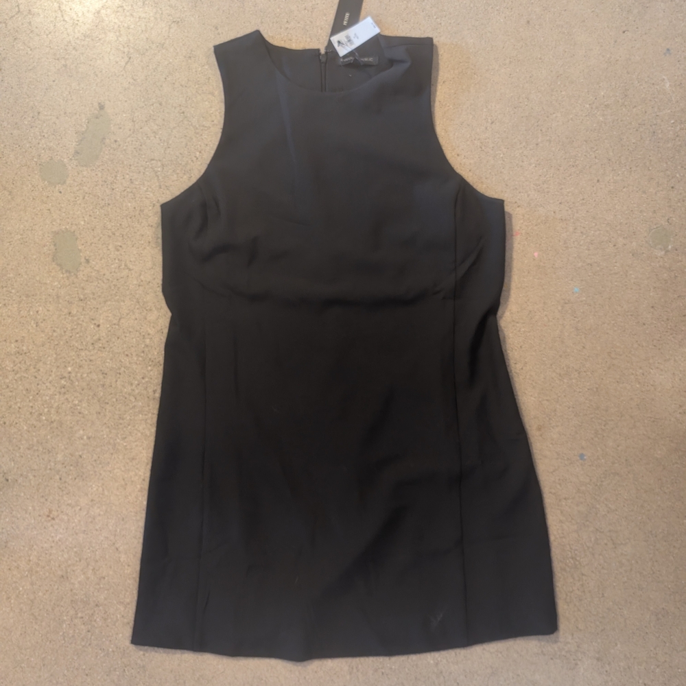 Banana Republic Black Sheath Mini Dress Halter Neckline